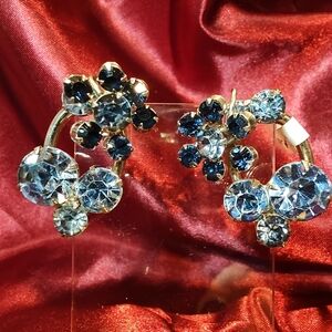 Vintage Listed Juliana Designer Clip-On Earrings Ref #1378